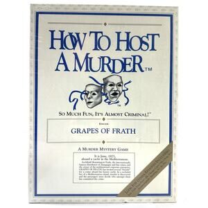 How To Host A Murder Grapes of Frath Sealed Vintage Murder Mystery Game 1985